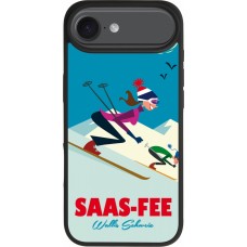 iPhone Air Case Hülle - Silikon schwarz Saas-Fee Ski Downhill