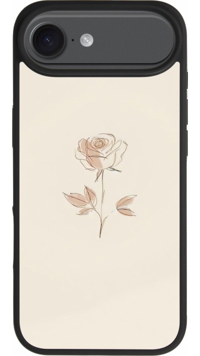 iPhone Air Case Hülle - Silikon schwarz Rosa Sand Minimalistisch
