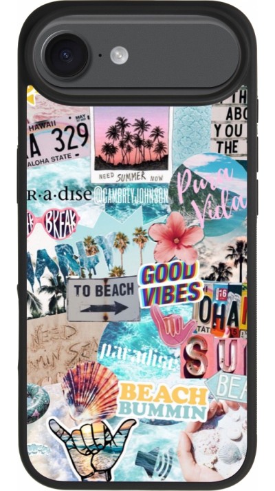 iPhone Air Case Hülle - Silikon schwarz Summer 20 collage