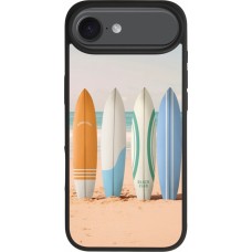 iPhone Air Case Hülle - Silikon schwarz Summer surfboard 2025