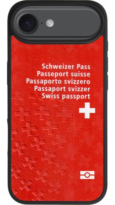iPhone Air Case Hülle - Silikon schwarz Swiss Passport iPhone Air Case Hülle - Silikon schwarz Swiss Passport