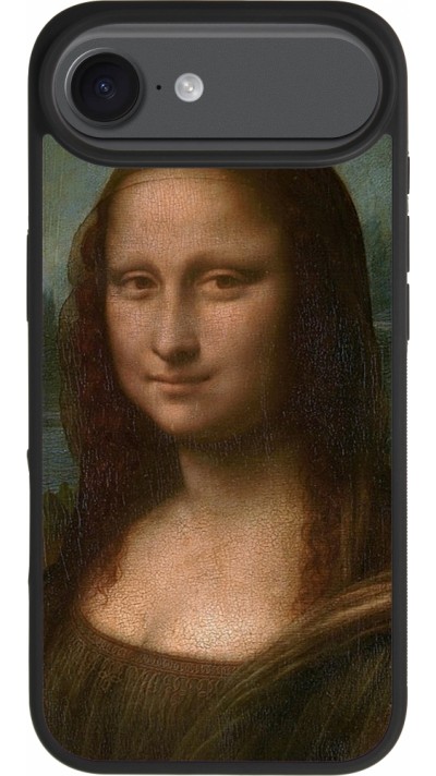 iPhone Air Case Hülle - Silikon schwarz Kunstbild - Mona Lisa - Leonardo de Vinci