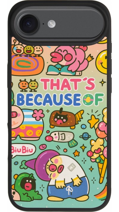 iPhone Air Case Hülle - Silikon schwarz Thats beacause of iPhone Air Case Hülle - Silikon schwarz Thats beacause of