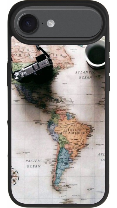 iPhone Air Case Hülle - Silikon schwarz Travel 01 iPhone Air Case Hülle - Silikon schwarz Travel 01