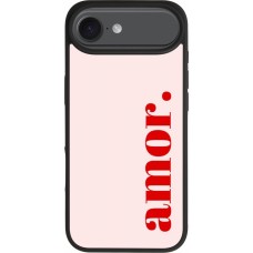 iPhone Air Case Hülle - Silikon schwarz Valentine 2024 amor