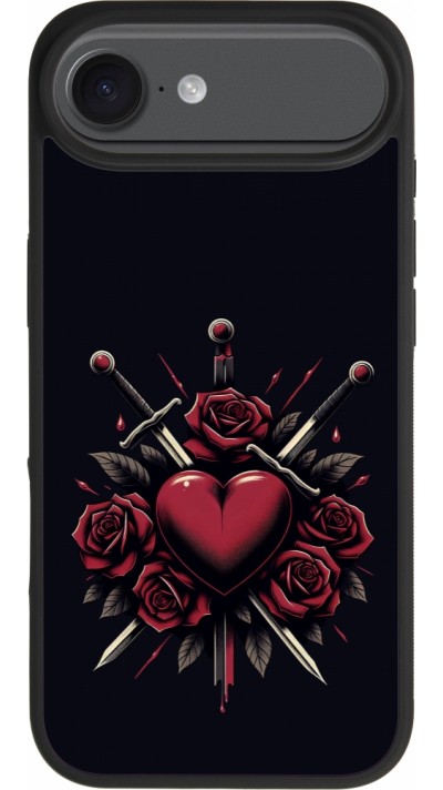 iPhone Air Case Hülle - Silikon schwarz Valentine 2024 gothic love iPhone Air Case Hülle - Silikon schwarz Valentine 2024 gothic love