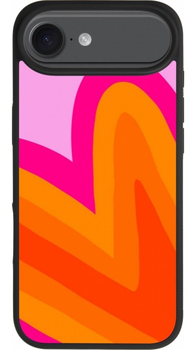 iPhone Air Case Hülle - Silikon schwarz Valentine 2024 heart gradient iPhone Air Case Hülle - Silikon schwarz Valentine 2024 heart gradient