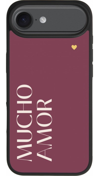 iPhone Air Case Hülle - Silikon schwarz Valentine 2024 mucho amor rosado iPhone Air Case Hülle - Silikon schwarz Valentine 2024 mucho amor rosado
