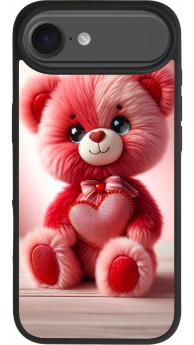 iPhone Air Case Hülle - Silikon schwarz Valentin 2024 Rosaroter Teddybär iPhone Air Case Hülle - Silikon schwarz Valentin 2024 Rosaroter Teddybär