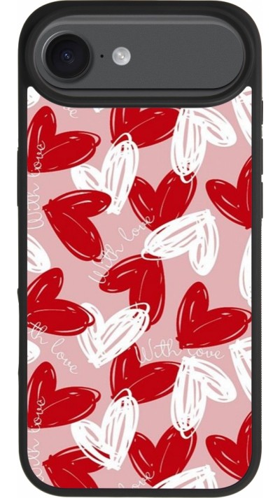iPhone Air Case Hülle - Silikon schwarz Valentine 2024 with love heart iPhone Air Case Hülle - Silikon schwarz Valentine 2024 with love heart