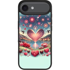 iPhone Air Case Hülle - Silikon schwarz Valentin 2025 Schick