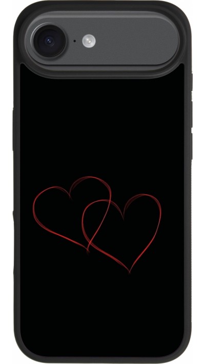 iPhone Air Case Hülle - Silikon schwarz Valentine 2023 attached heart iPhone Air Case Hülle - Silikon schwarz Valentine 2023 attached heart