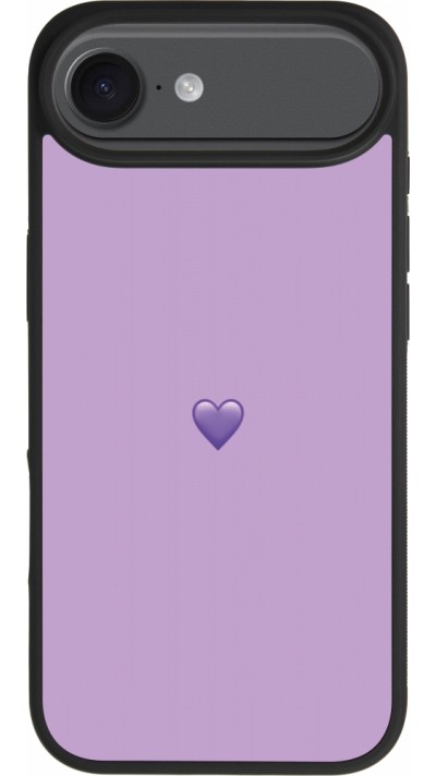 iPhone Air Case Hülle - Silikon schwarz Valentine 2023 purpule single heart iPhone Air Case Hülle - Silikon schwarz Valentine 2023 purpule single heart