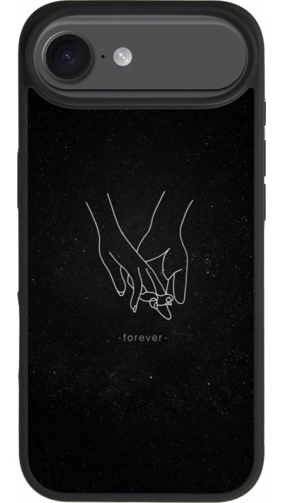 iPhone Air Case Hülle - Silikon schwarz Valentine 2023 hands forever iPhone Air Case Hülle - Silikon schwarz Valentine 2023 hands forever