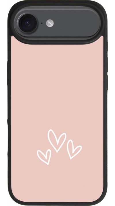 iPhone Air Case Hülle - Silikon schwarz Valentine 2023 three minimalist hearts iPhone Air Case Hülle - Silikon schwarz Valentine 2023 three minimalist hearts