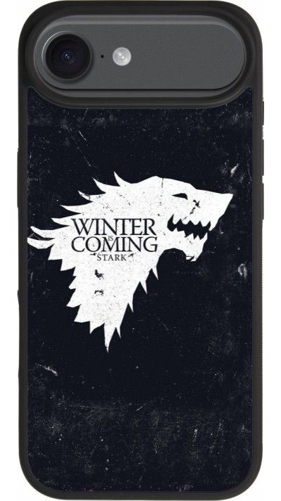 iPhone Air Case Hülle - Silikon schwarz Winter is coming Stark