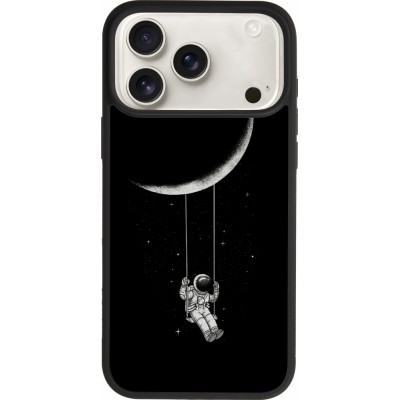iPhone 17 Pro Max Case Hülle - Silikon schwarz Astro balançoire