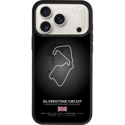 iPhone 17 Pro Max Case Hülle - Silikon schwarz F1 Track 2025 Great Britan