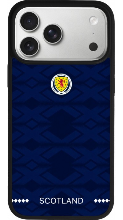 iPhone 17 Pro Max Case Hülle - Silikon schwarz Schottland 2026 personalisierbares Fussballtrikot