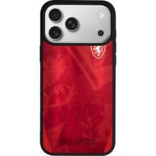 iPhone 17 Pro Max Case Hülle - Silikon schwarz Tschechische Republik personalisierbares Fussballtrikot