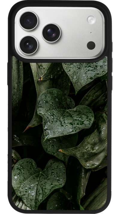 iPhone 17 Pro Max Case Hülle - Silikon schwarz Spring 23 fresh plants