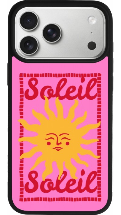 iPhone 17 Pro Max Case Hülle - Silikon schwarz Sun sun 2026