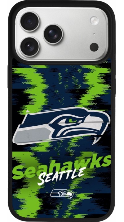 iPhone 17 Pro Max Case Hülle - Silikon schwarz Super Bowl 26 Seattle 2