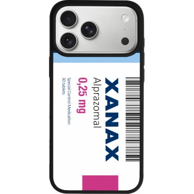 iPhone 17 Pro Max Case Hülle - Silikon schwarz Xanax Alprazolam 2025