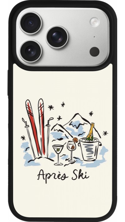 Coque iPhone 17 Pro - Silicone rigide noir After the sky 2026