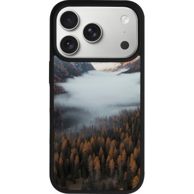 iPhone 17 Pro Case Hülle - Silikon schwarz Autumn 22 forest lanscape