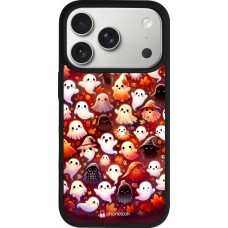 iPhone 17 Pro Case Hülle - Silikon schwarz Gespenster Herbst niedlich