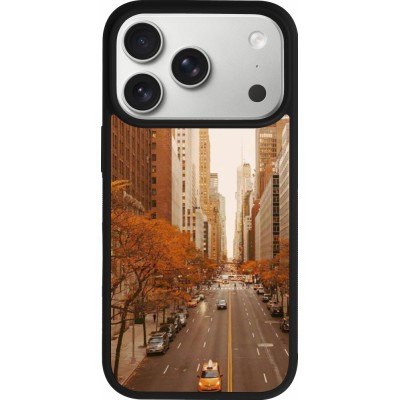 iPhone 17 Pro Case Hülle - Silikon schwarz Autumn 2024 New York city