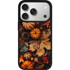 iPhone 17 Pro Case Hülle - Silikon schwarz Autumn 25 Pumpkin
