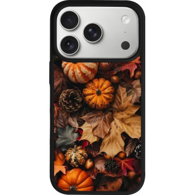 iPhone 17 Pro Case Hülle - Silikon schwarz Autumn 25 Pumpkin