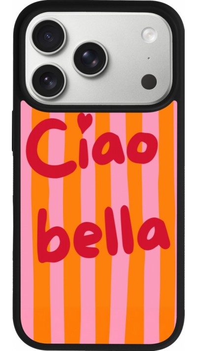 Coque iPhone 17 Pro - Silicone rigide noir Bye Bella 2026