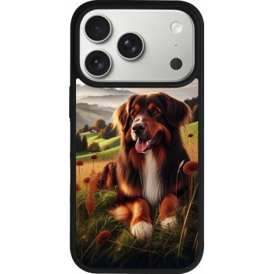 iPhone 17 Pro Case Hülle - Silikon schwarz Hund Land Schweiz