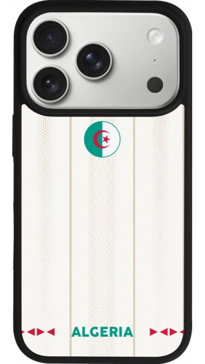 iPhone 17 Pro Case Hülle - Silikon schwarz Algerien 2026 personalisierbares Fussballtrikot