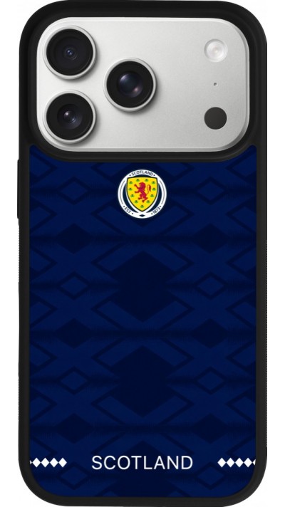 iPhone 17 Pro Case Hülle - Silikon schwarz Schottland 2026 personalisierbares Fussballtrikot