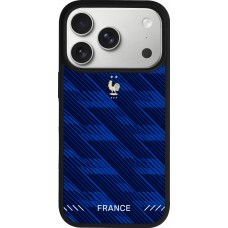 iPhone 17 Pro Case Hülle - Silikon schwarz Frankreich 2026 personalisierbares Fussballtrikot