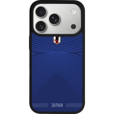 iPhone 17 Pro Case Hülle - Silikon schwarz Japan 2026 personalisierbares Fussballtrikot