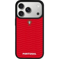 iPhone 17 Pro Case Hülle - Silikon schwarz Portugal 2026 personalisierbares Fussballtrikot