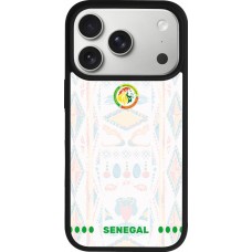 iPhone 17 Pro Case Hülle - Silikon schwarz Senegal 2026 personalisierbares Fussballtrikot