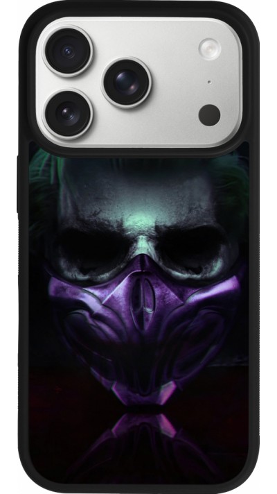 Coque iPhone 17 Pro - Silicone rigide noir Halloween 20 21