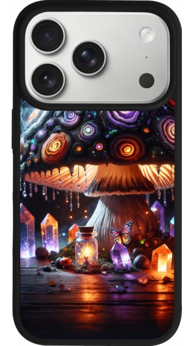 Coque iPhone 17 Pro - Silicone rigide noir Halloween Potion Magic