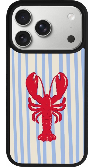 Coque iPhone 17 Pro - Silicone rigide noir Red lobster 2026