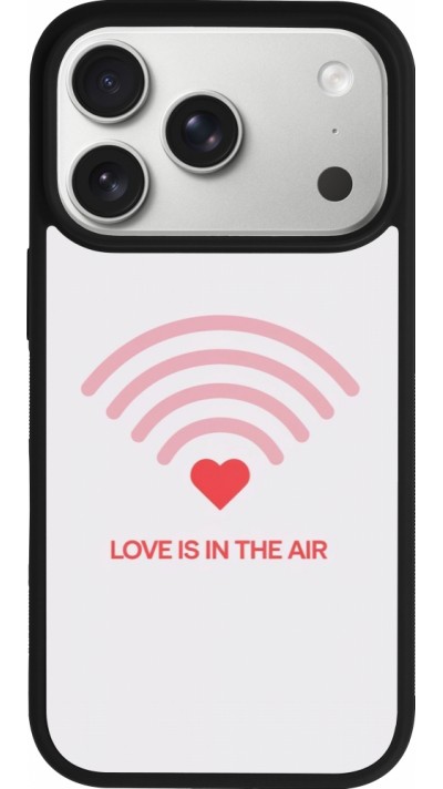 iPhone 17 Pro Case Hülle - Silikon schwarz Saint Valentines Day 26 Love is in the air