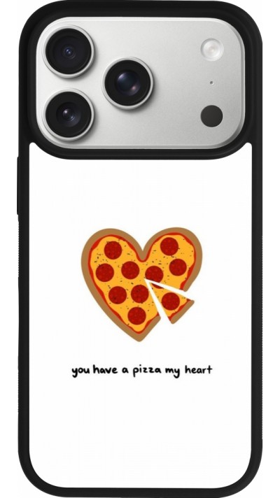 iPhone 17 Pro Case Hülle - Silikon schwarz Saint Valentines Day 26 You have my pizza heart