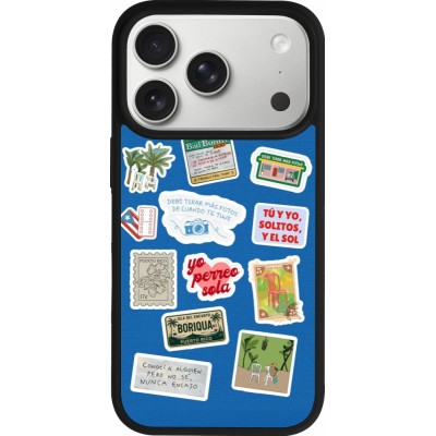 iPhone 17 Pro Case Hülle - Silikon schwarz Seals of the Dominican Republic DTMF