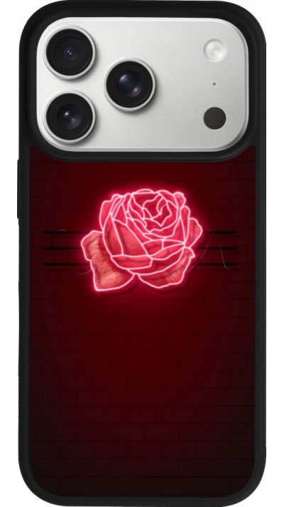 iPhone 17 Pro Case Hülle - Silikon schwarz Spring 23 neon rose