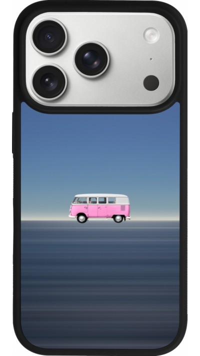 iPhone 17 Pro Case Hülle - Silikon schwarz Spring 23 pink bus